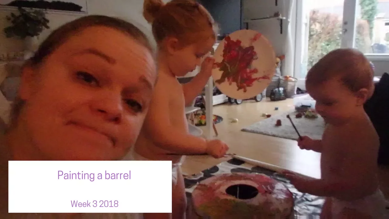 Painting a barrel