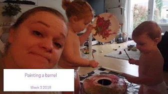 Painting a barrel