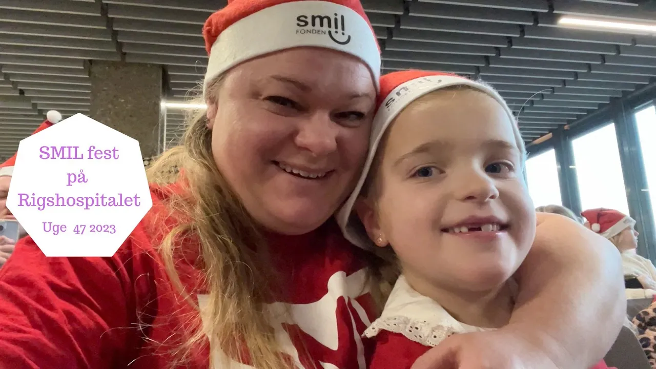 VI ER TIL SMIL JULEFEST PÅ RIGSHOSPITALET - DEN FØRSTE SNE KOMMER