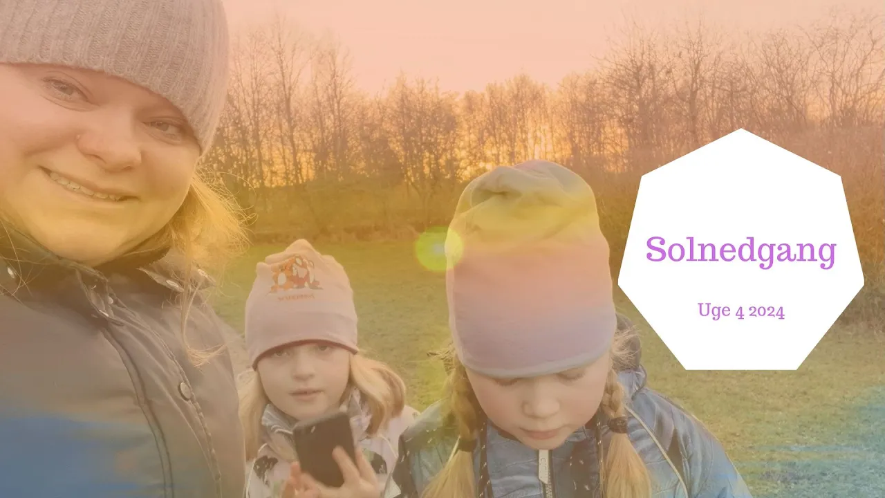 TRODSER SYGOM FOR AT SE SOLNEDGANG