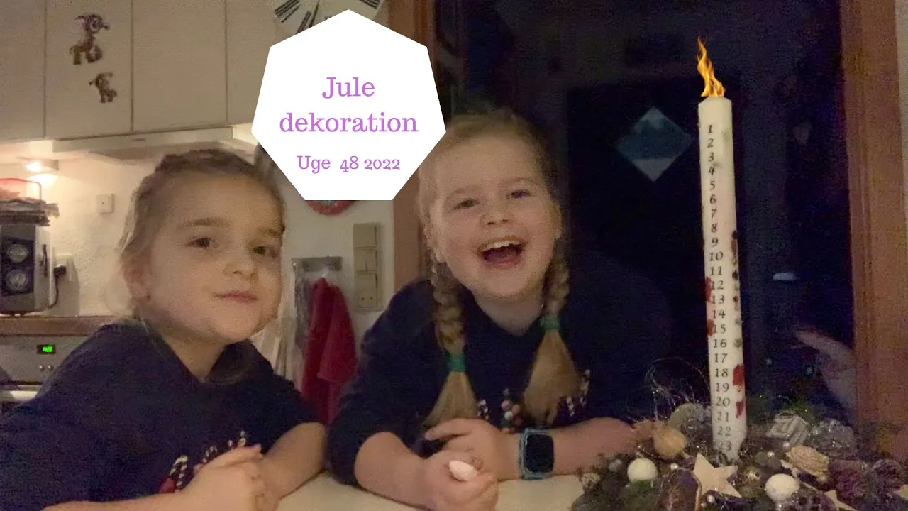 BØRN LAVER JULEDEKORATION HELT SELV