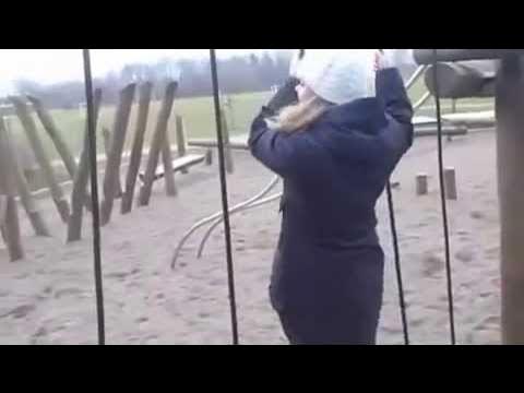 Man walks on spiderweb