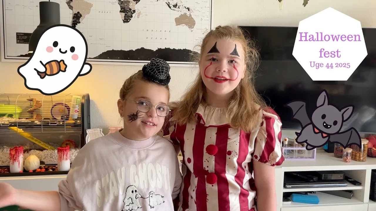 Vi holder en HALLOWEEN Fest for Zoe og venner