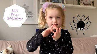 LILLE PETER EDDERKOP SYNGET AF HALEY PÅ 5 ÅR - DANSK BØRNESANG