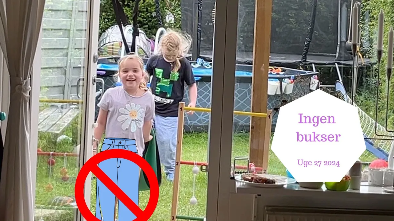 TANDLÆGE TID MED TO BØRN - INGEN BUKSER PÅ