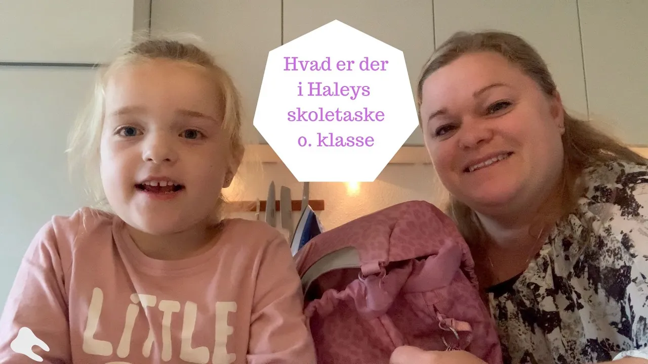 HALEY VISER HVAD HUN HAR I SIN SKOLETASKE   0  KLASSE