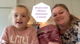 HALEY VISER HVAD HUN HAR I SIN SKOLETASKE   0  KLASSE