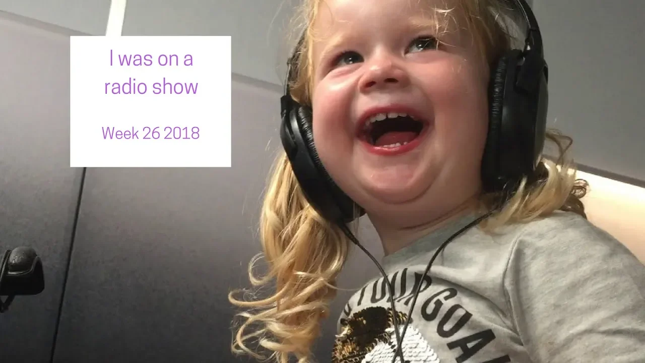 I was on a radio show