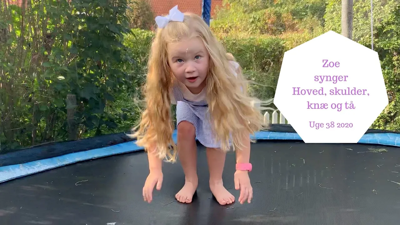 ZOE 5 ÅR SYNGER HOVED, SKULDER, KNÆ OG TÅ - BARN MED SÆRLIGE BEHOV