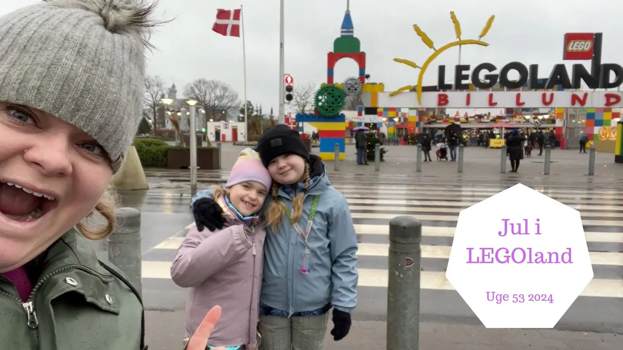 Vi tager i LEGOLAND og fejrer JUL lige inden de LUKKER
