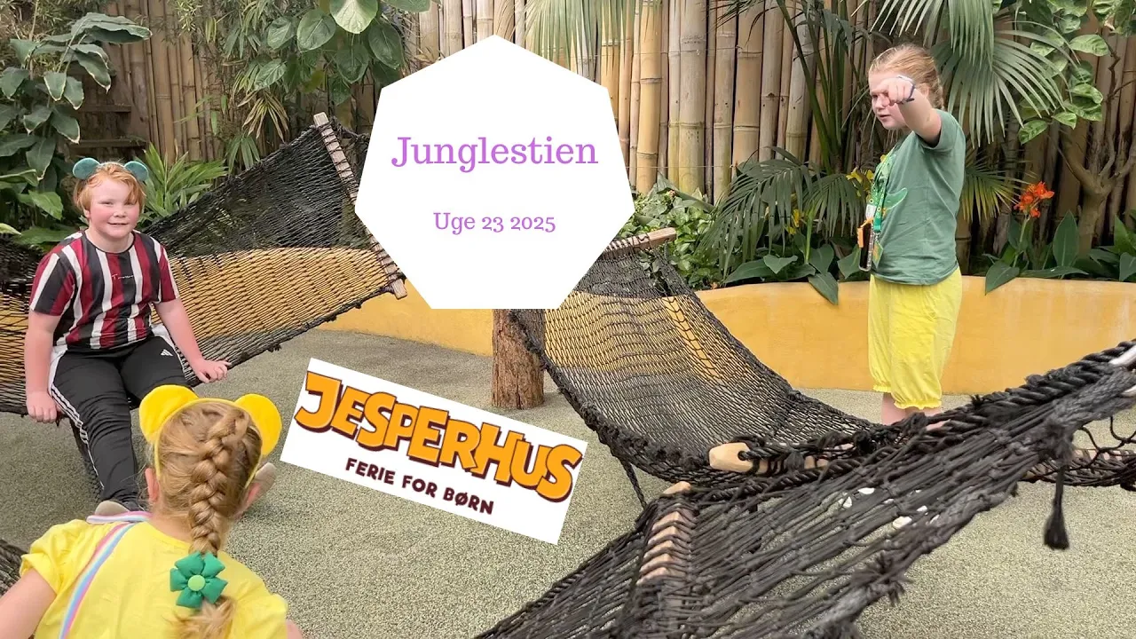 Vi leger på Junglestien i JESPERHUS
