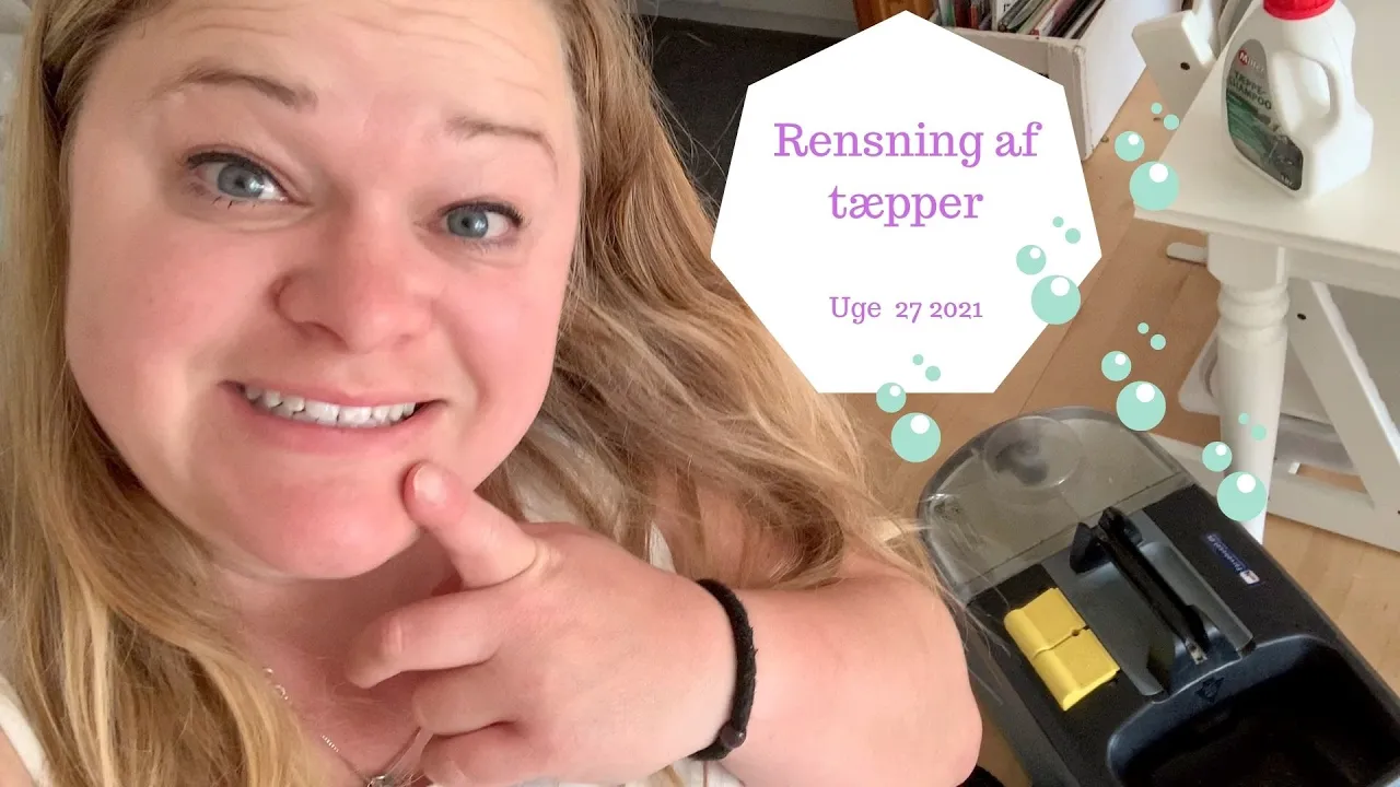 RENSNING AF TÆPPER - DET ER RET NEMT