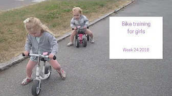 Bike training for girls