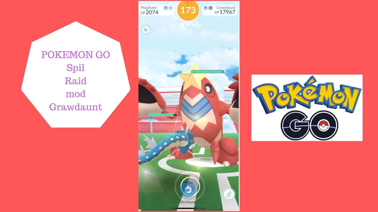 POKEMON GO RAID MOD CRAWDAUNT