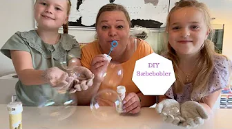 DIY - SÆBEBOBLER DU KAN RØRE