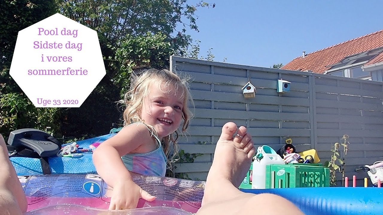 POOL DAG - SIDSTE DAG I VORES SOMMERFERIE 2020