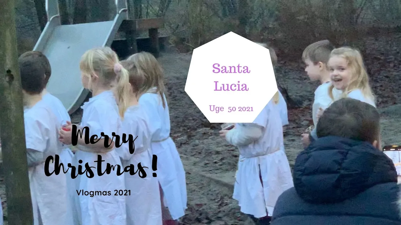 HALEY GÅR SANTA LUCIA I BØRNEHAVEN