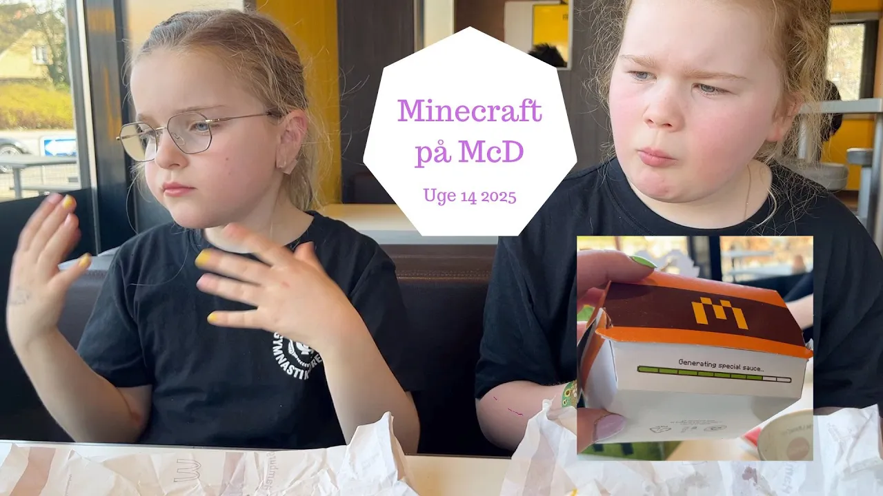 Finder MINECRAFT ting på McD