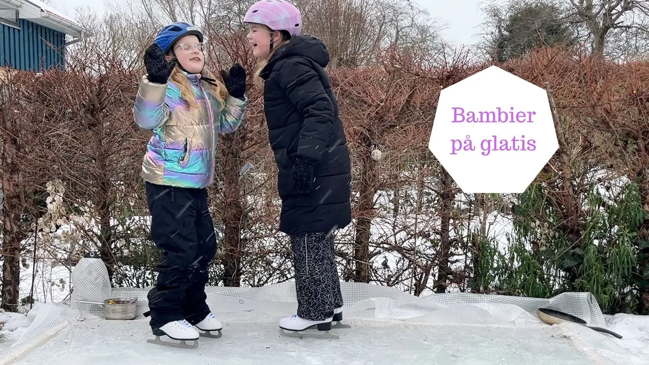 To bambier på Glatis i haven