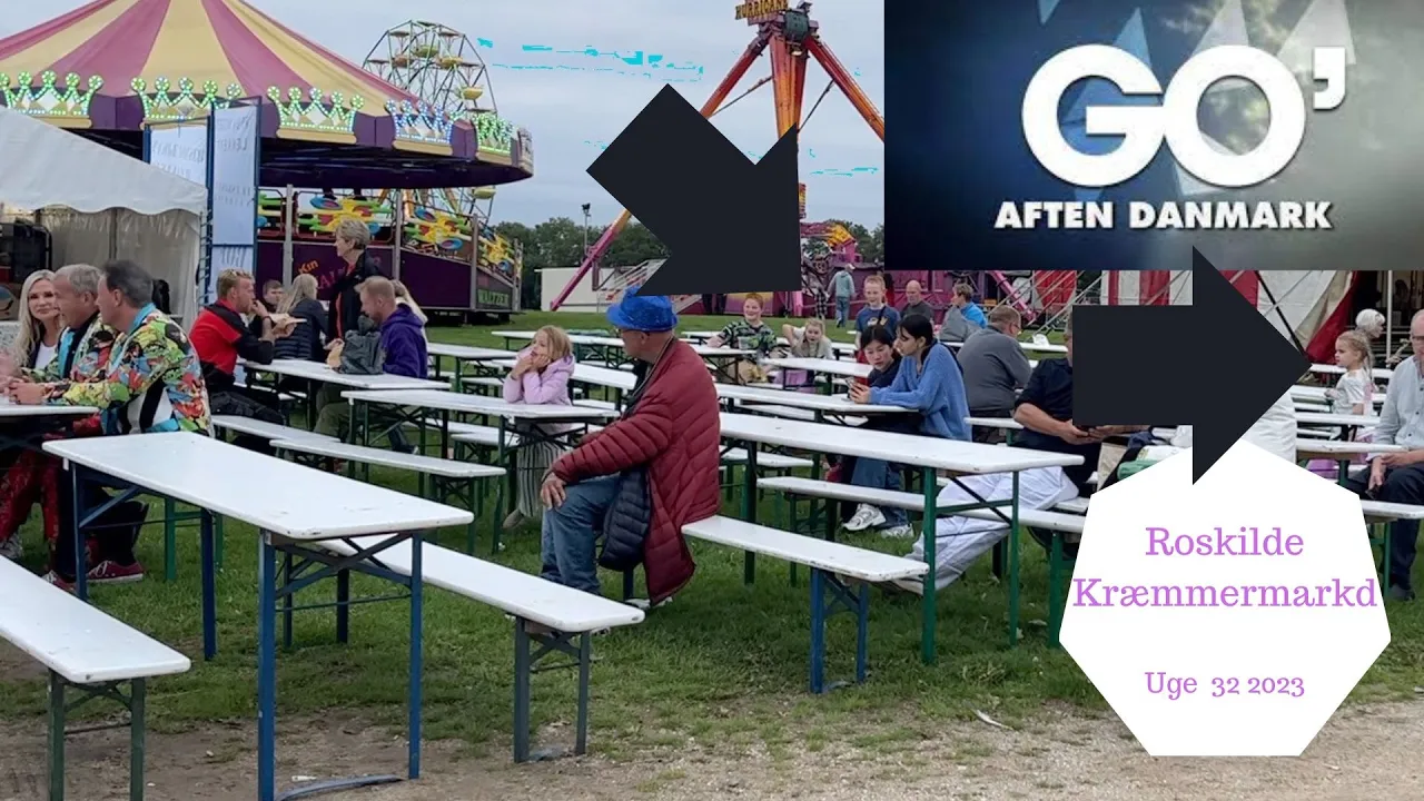 PIGERNE ER MED I GO'AFTEN DANMARK PÅ ROSKILDE KRÆMMERMARKED