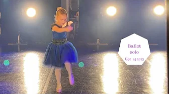 6 ÅRIG DANSER BALLET SOLO