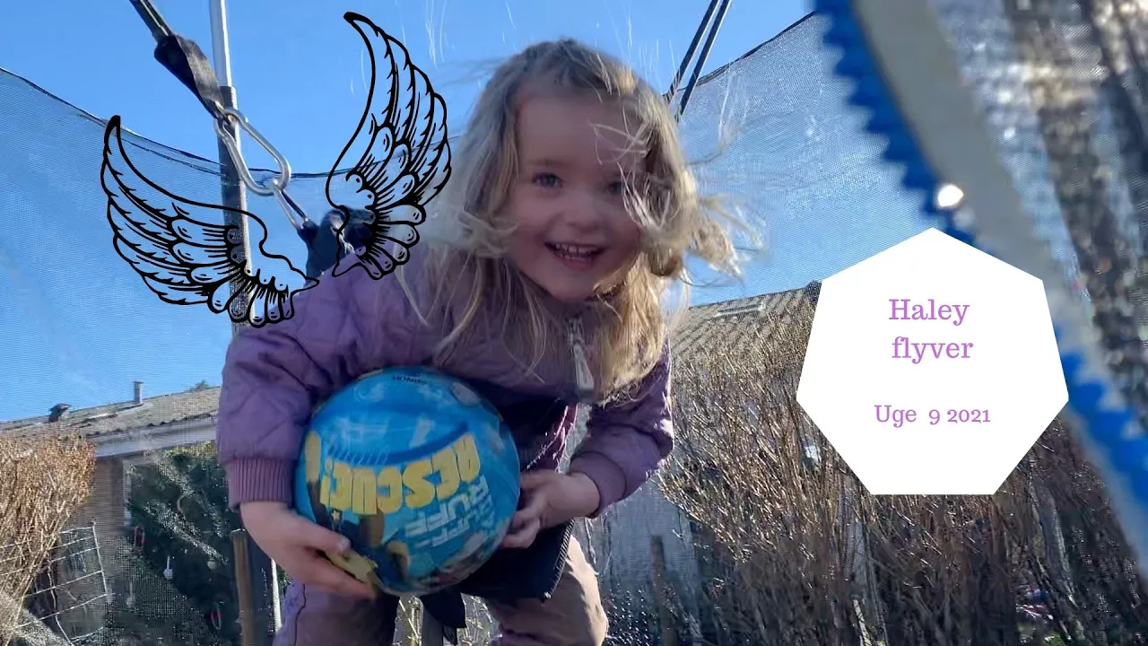 VI GØR VORES TRAMPOLON KLAR TIL FORÅRET