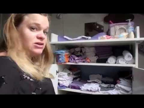 Getting out the baby clothes