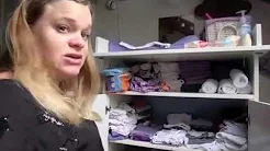 Getting out the baby clothes