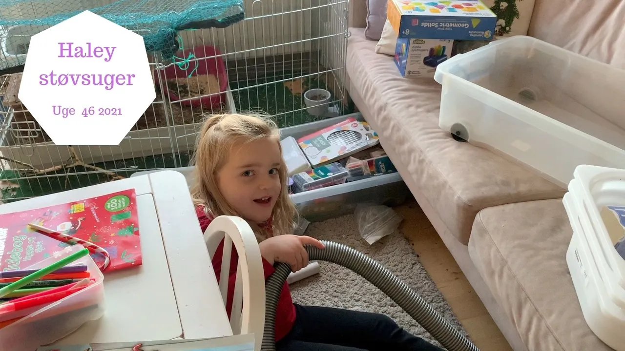 PIGERNE HJÆLPER TIL - HALEY STØVSUGER