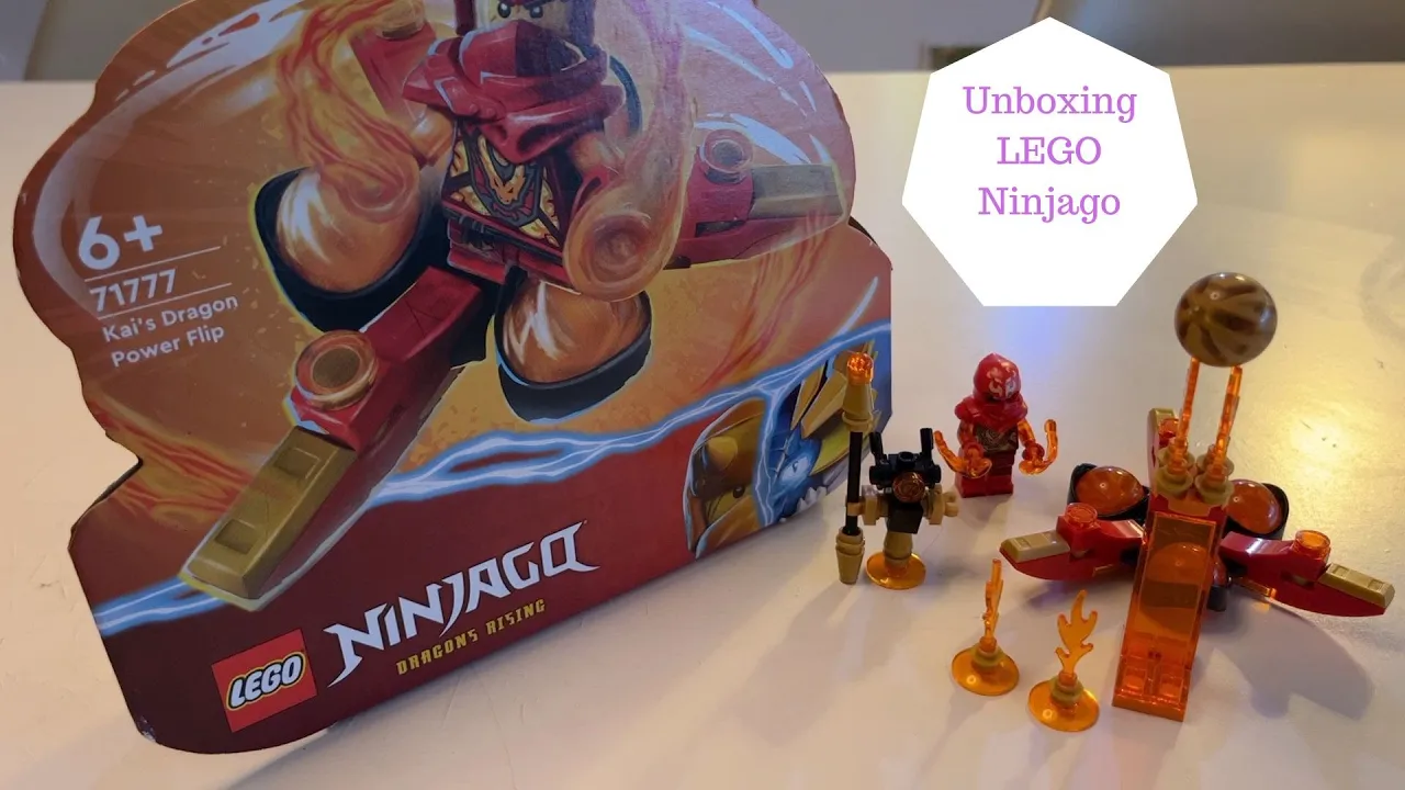 UNBOXING - LEGO NINJAGO DRAGON'S RISING KAI'S DRAGON POWER FLIP