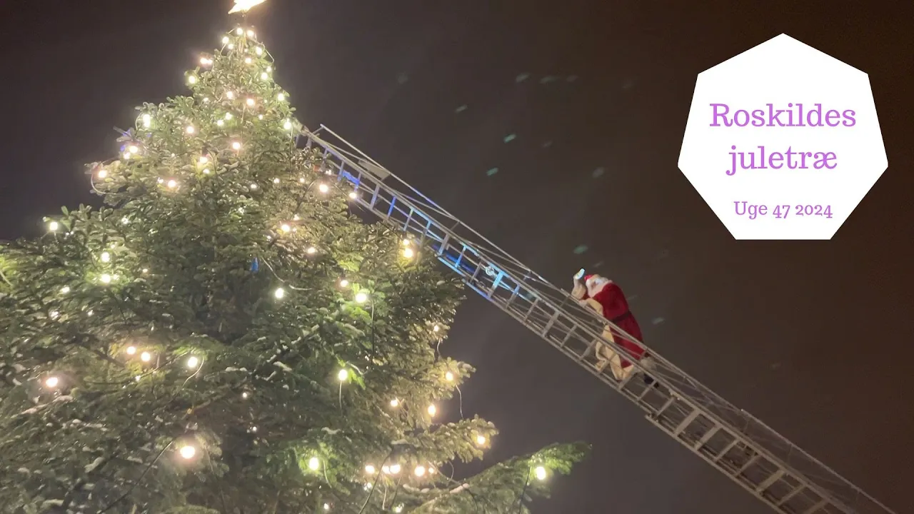 Kan JULEMANDEN tænde Juletræet i Roskilde?