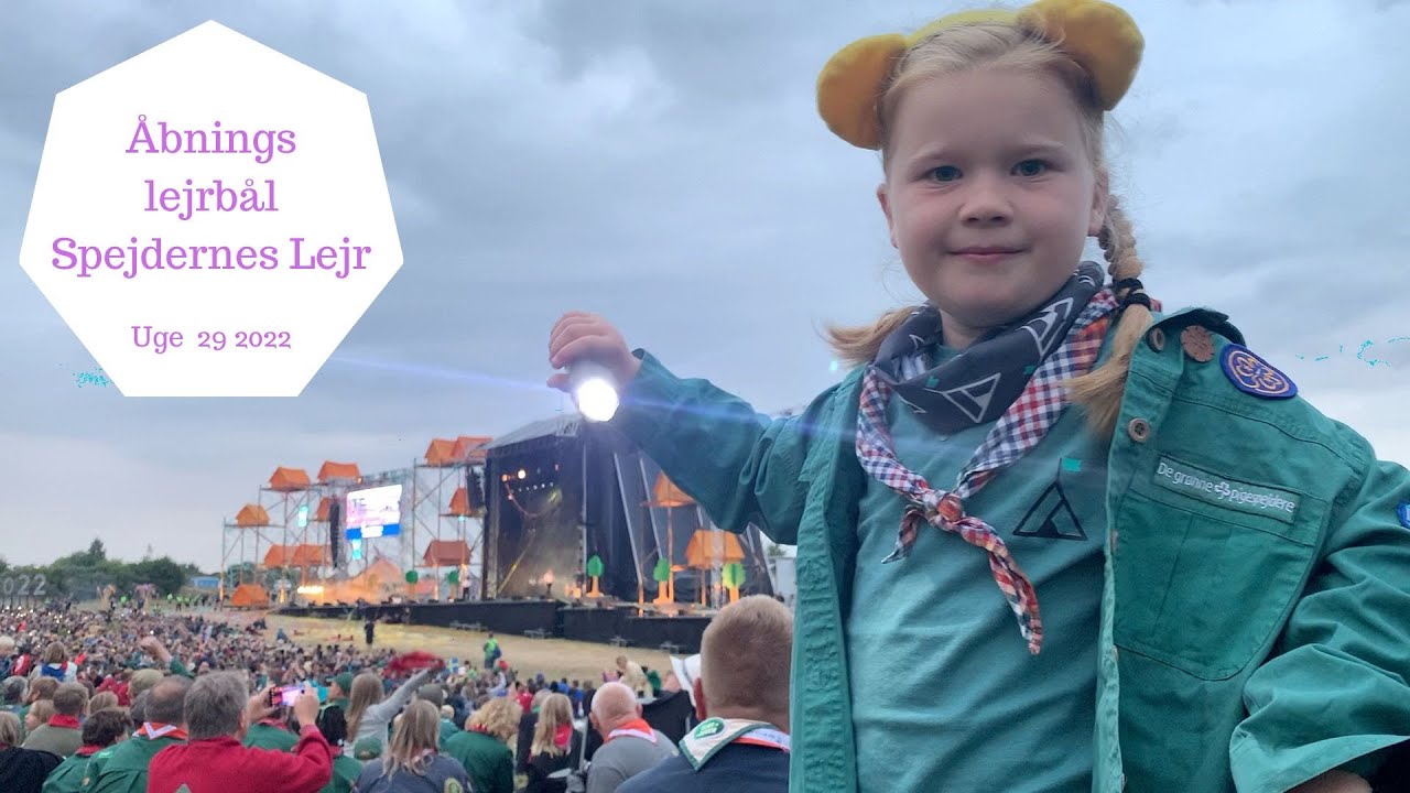 VORES FØRSTE DAG PÅ SPEJDERNES LEJR 2022 MED GIGANTISK LEJRBÅL