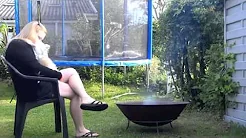 Baby's first campfire