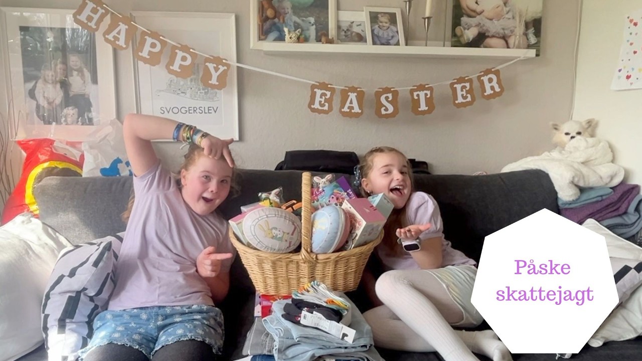 Påskeharen har været her med en SKATTEJAGT