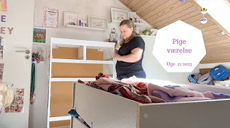 FLYTTER RUNDT PÅ PIGE VÆRELSE