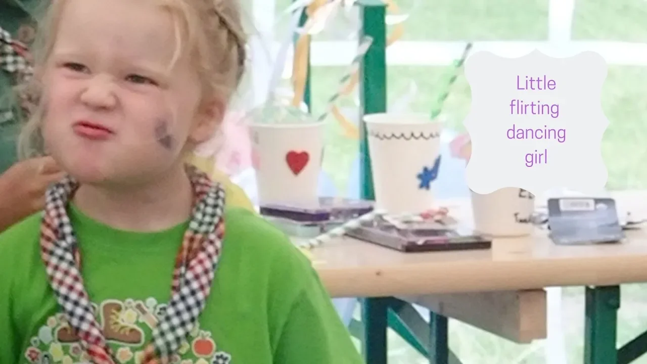 Little Flirting Dancing Girl