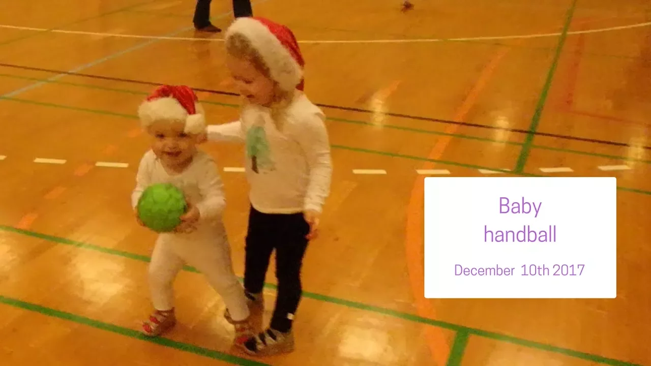 Baby handball (Day 10 of our daily vlogmas 2017)
