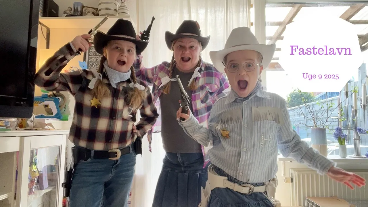 Vi Fejre FASTELAVN som ægte Cowgirls