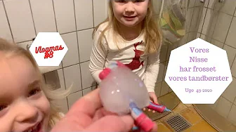 VORES NISSE HAR FROSSET VORES TANDBØRSTER