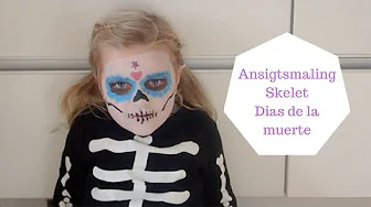 ANSIGSTMALING - SKELET - DIAS DE LA MUERTE