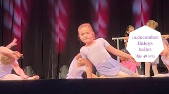 10. DECEMBER HALEYS JULE BALLET SHOW