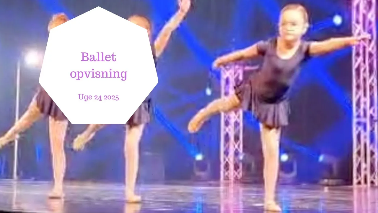 Haley danser til sin Ballet Diplom Overrækkelse