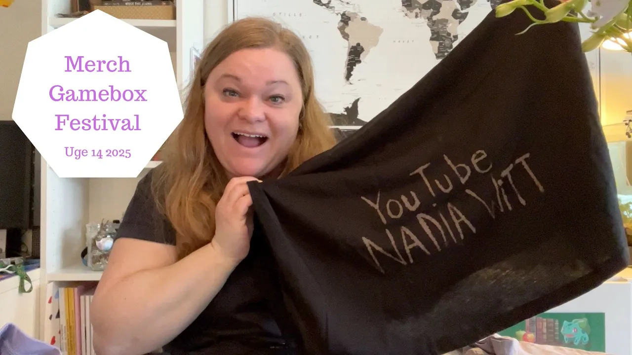 Laver MERCH til os selv til GAMEBOX Festival 2025