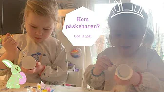 VI FIK BESØG AF PÅSKEHAREN