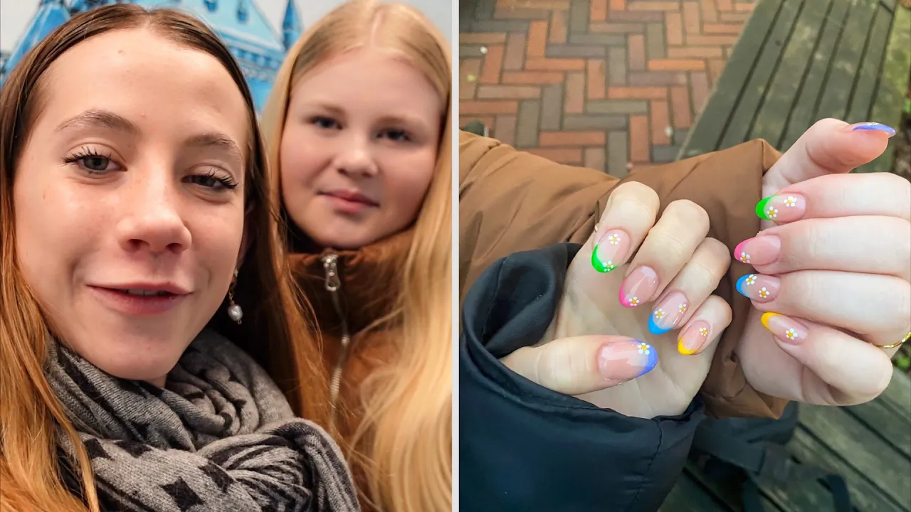 Får lavet negle med Freja