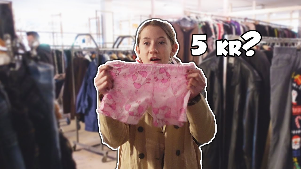 På indkøb i Genbrugs butikken