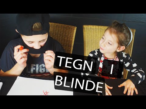 TEGN MED BIND FOR ØJNENE