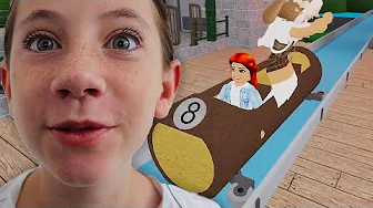 Prøver vild rutsjebane i Roblox