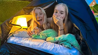 Camping i haven med Silke!