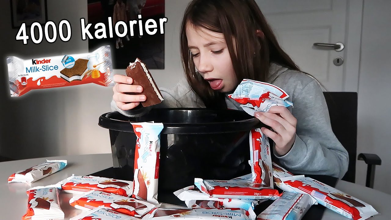 SPISER MÆLKESNITTER EN HELT DAG
